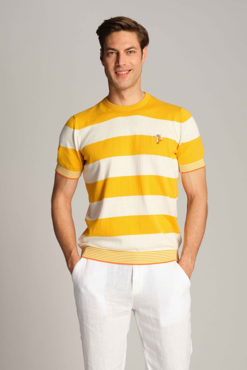Gelb Mann T-shirt