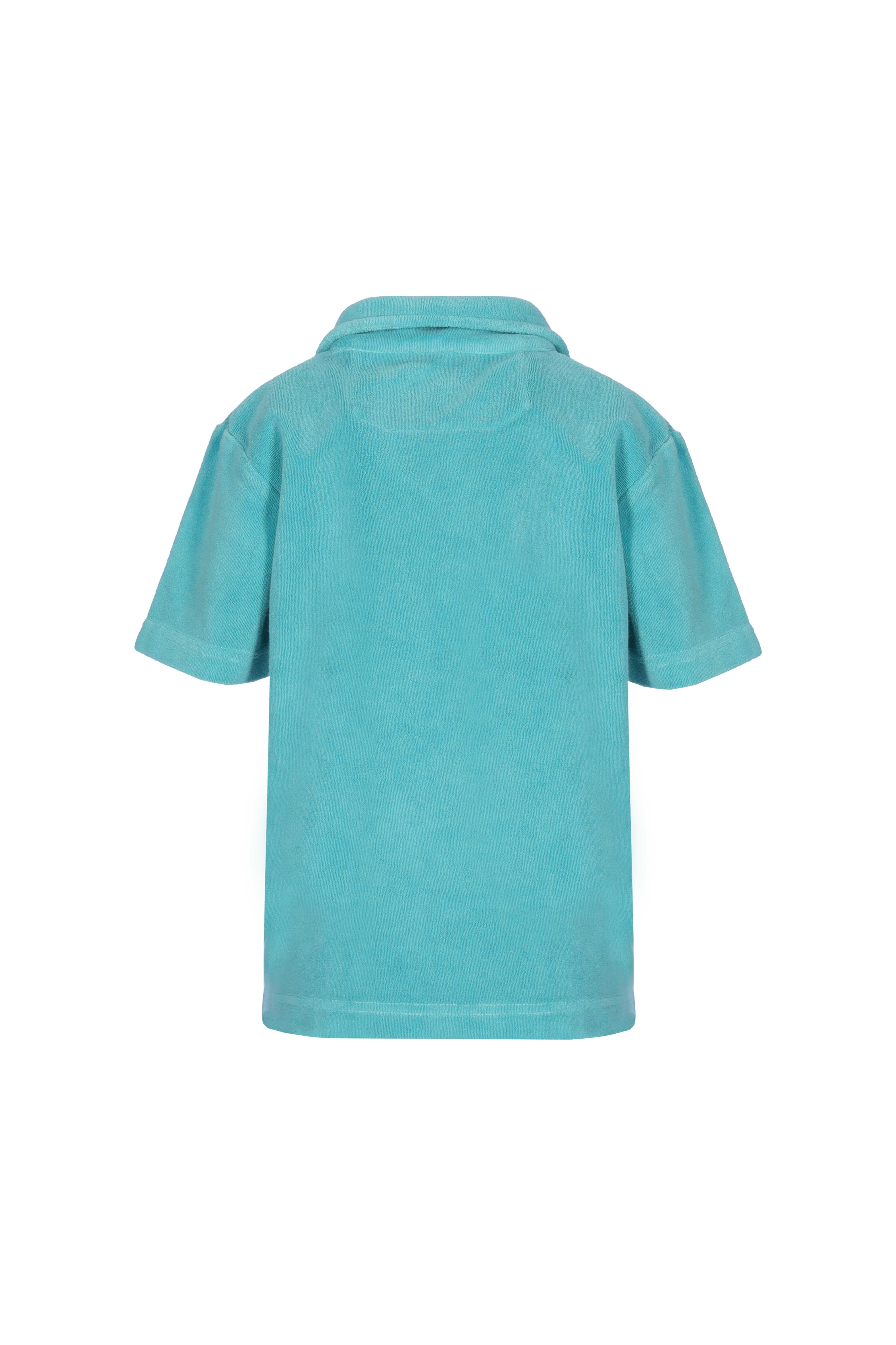 Viridian Turquoise Junior Polo T-shirt  Jr