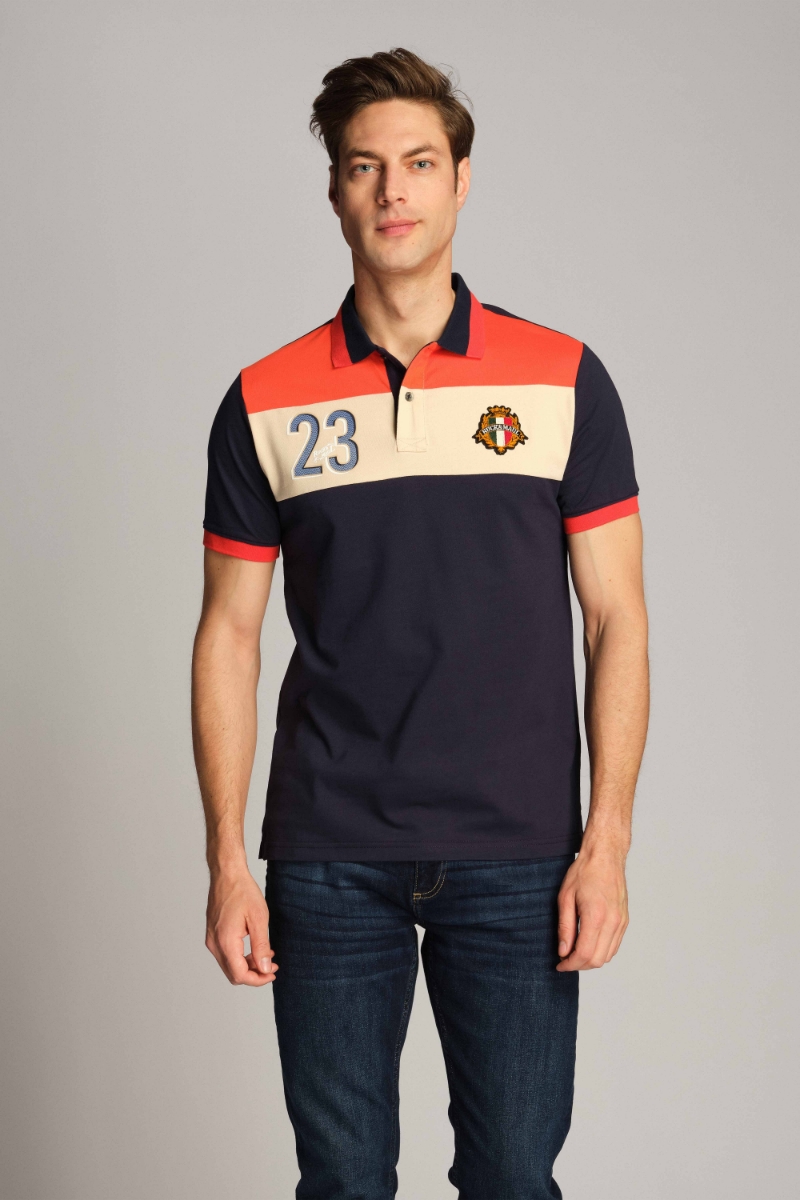 Blu Navy Uomo Polo