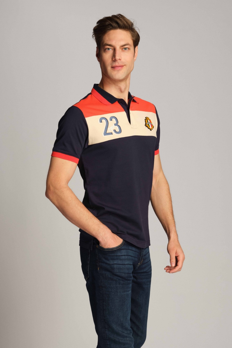 Blu Navy Uomo Polo