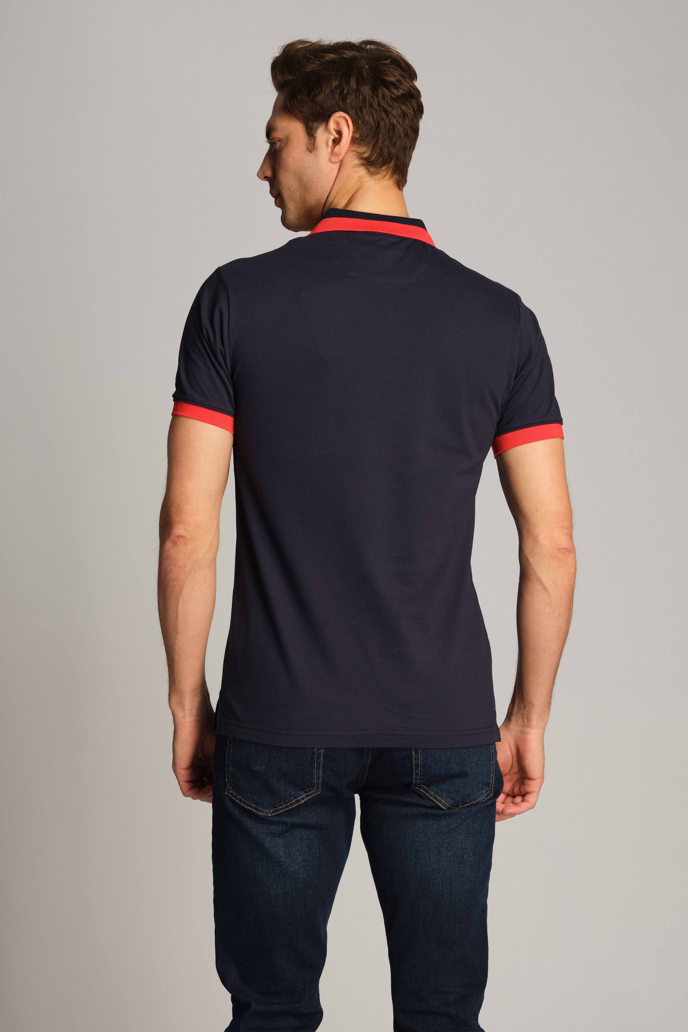 Blu Navy Uomo Polo