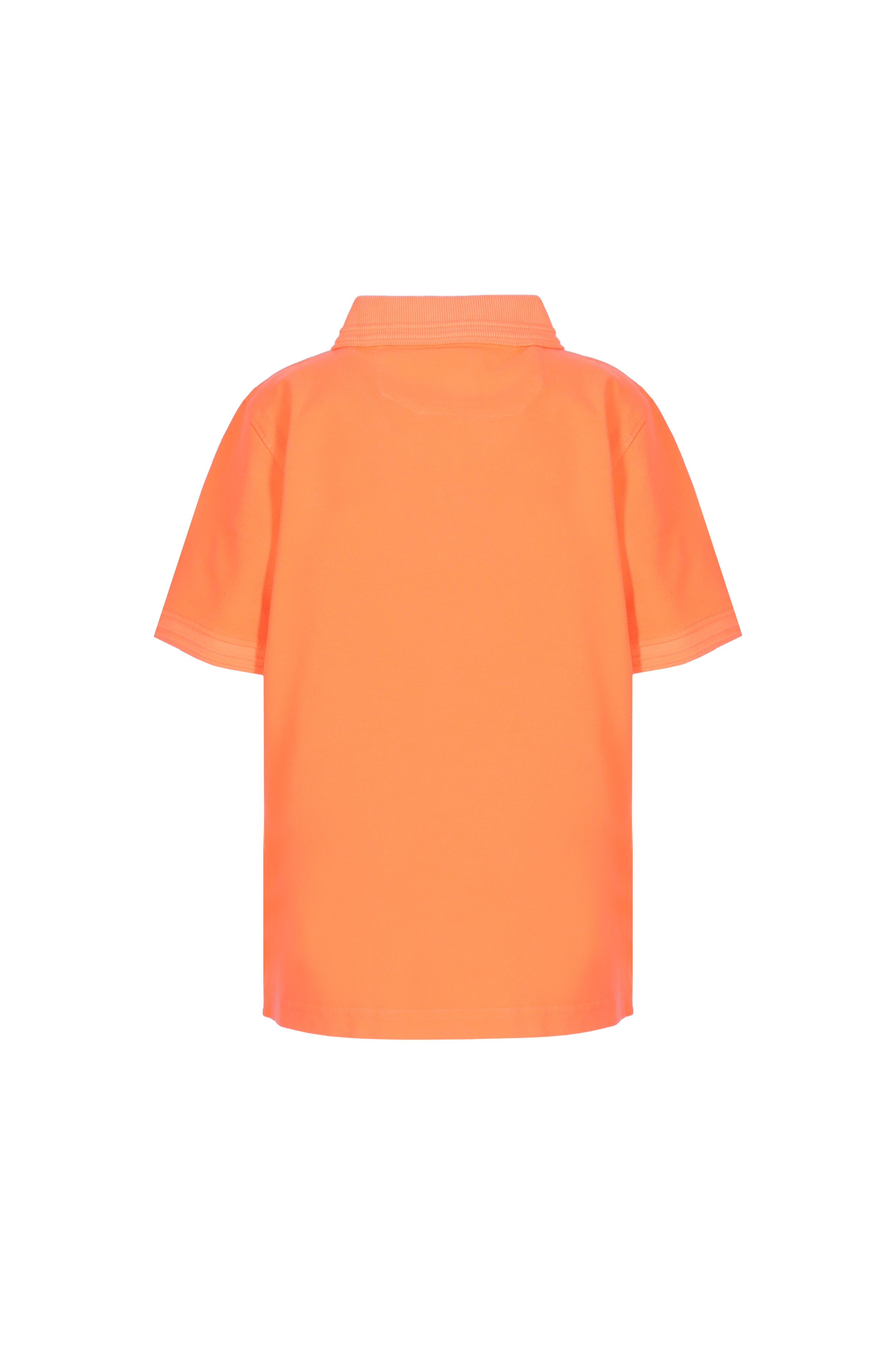 Neon Turuncu Çocuk Polo Tişört