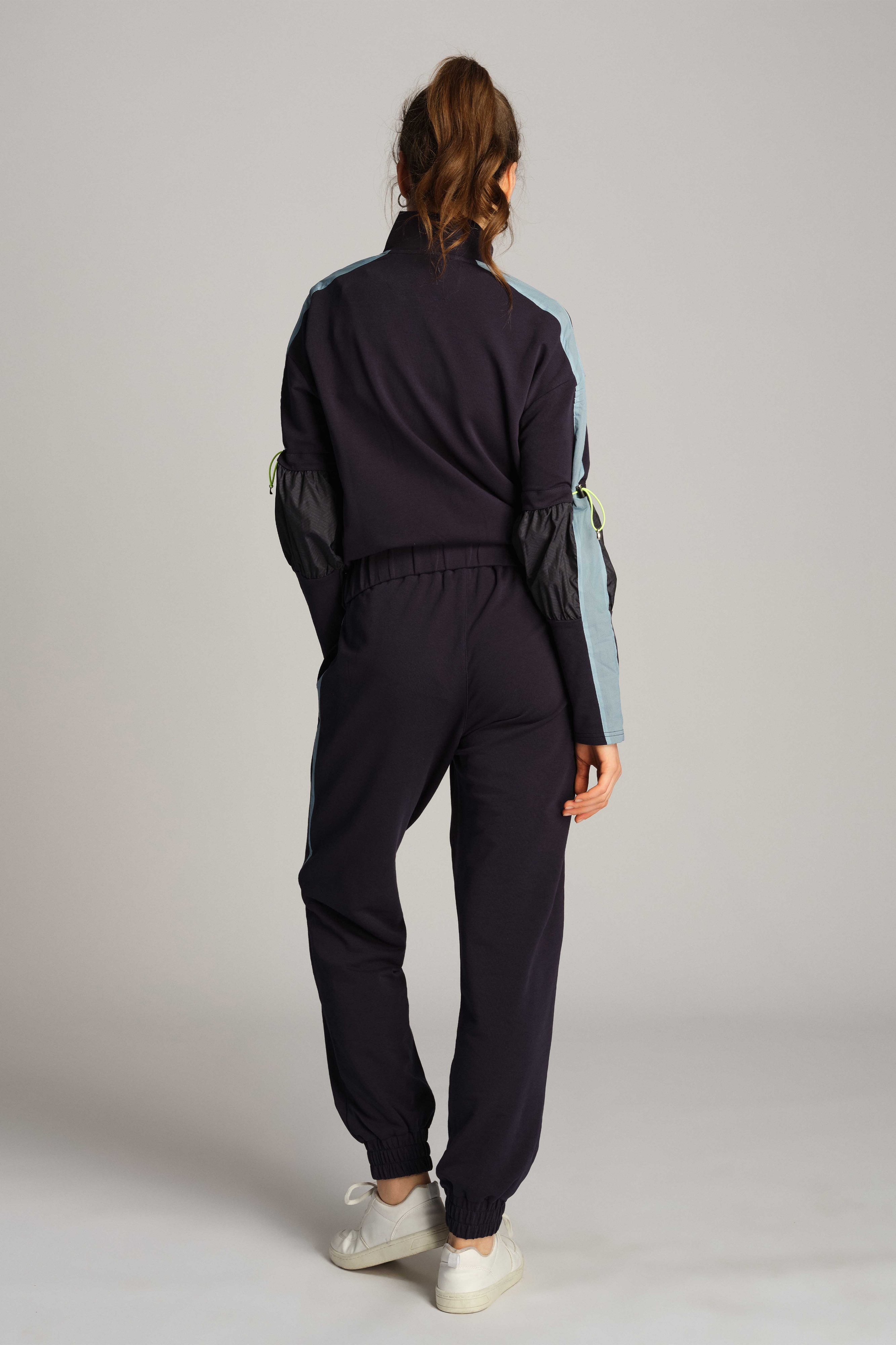 Navy Blue Woman Sweatpants 