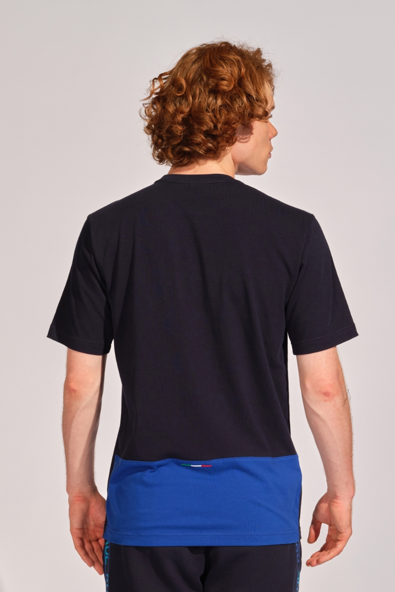 Navy Blue Men T-shirt 