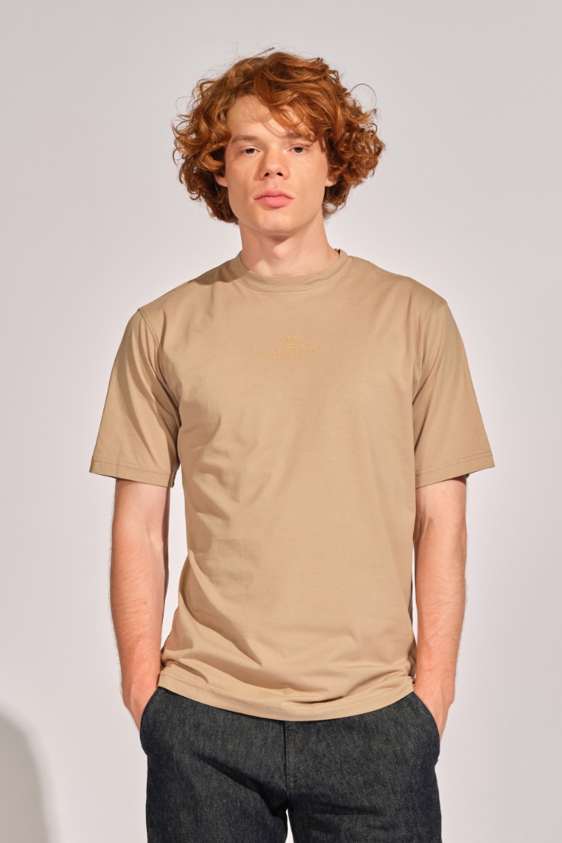 Ligt Taupe Men T-shirt 