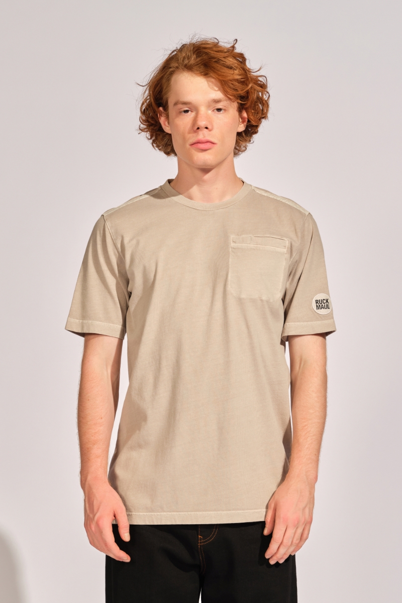 Ligt Taupe Men T-shirt 