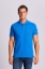 Meeresblau Mann Polo-t-shirt