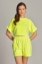 Neon Yellow Women Shorts 