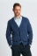 Синий Мужской Кардиган 