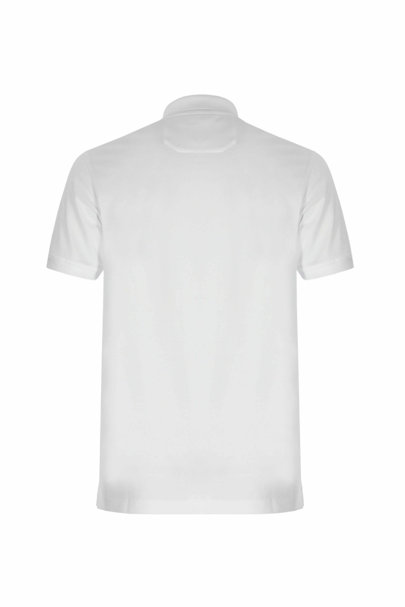 Whıte Men Polo T-shirt 